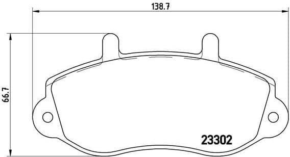 Brake Pad Set, disc brake PRIME LINE P68025