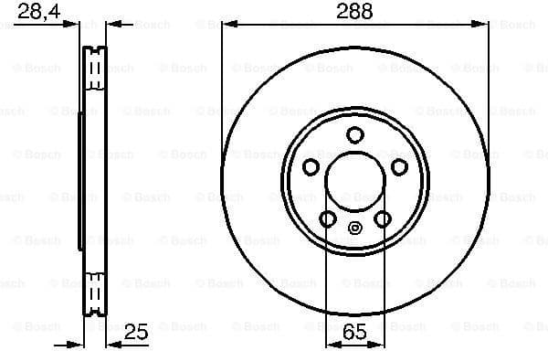 Brake Disc 0986478619 - image 2