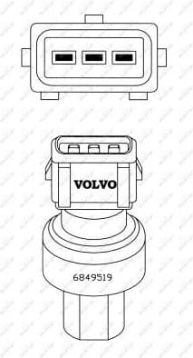 Pressure Switch, air conditioning EASY FIT 38934