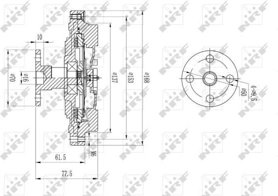 Clutch, radiator fan 49586 - image 2