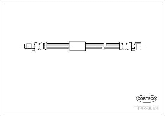 Brake Hose 19026689 - image 2