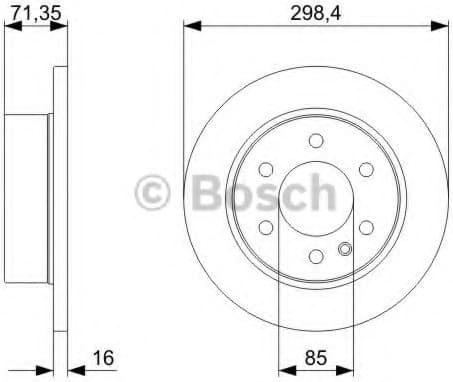Brake Disc 0986479295