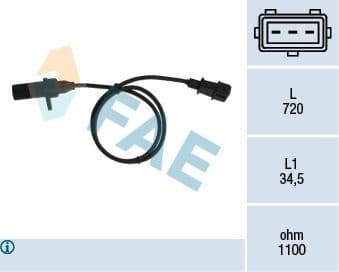 Sensor, crankshaft pulse 79006