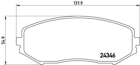 Brake Pad Set, disc brake PRIME LINE P79018