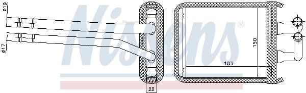 Heat Exchanger, interior heating 77540