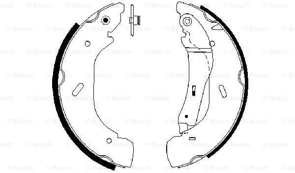 Brake Shoe Set 0986487612