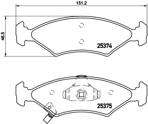 Brake Pad Set, disc brake PRIME LINE P30062