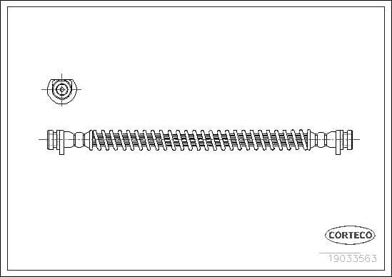 Brake Hose 19033563