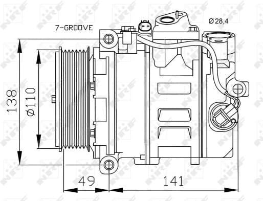 Compressor, air conditioning EASY FIT 32729
