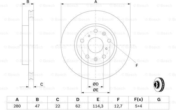 Brake Disc 0986479403 - image 5