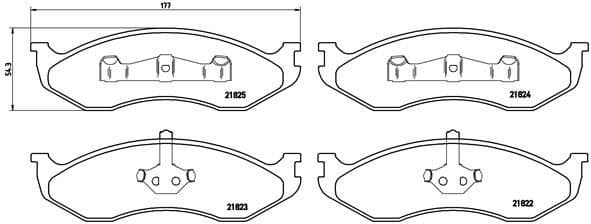 Brake Pad Set, disc brake PRIME LINE P37004