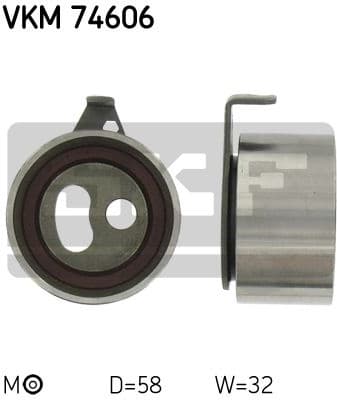Tensioner Pulley, timing belt VKM 74606