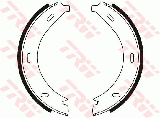 Brake Shoe Set, parking brake GS8688 - image 2