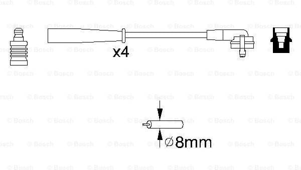 Ignition Cable Kit 0986356887 - image 5