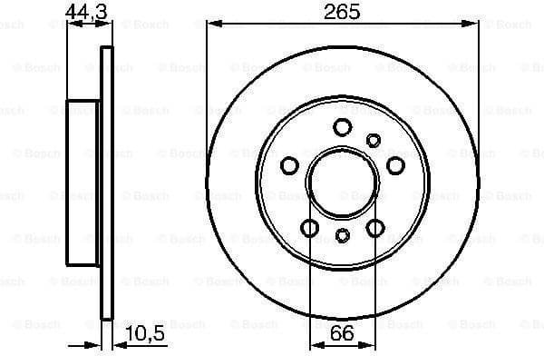 Brake Disc 0986478757 - image 2