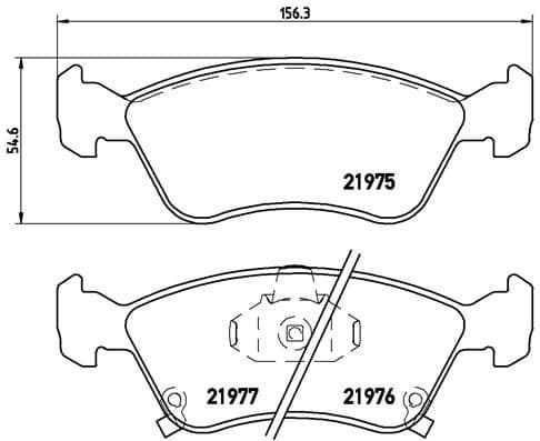 Brake Pad Set, disc brake PRIME LINE P83041