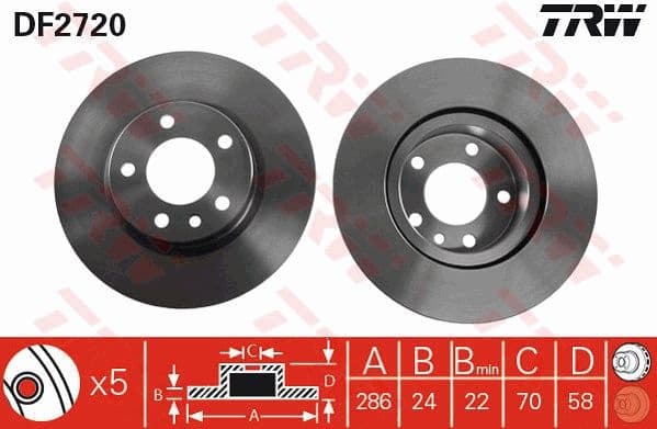 Brake Disc DF2720