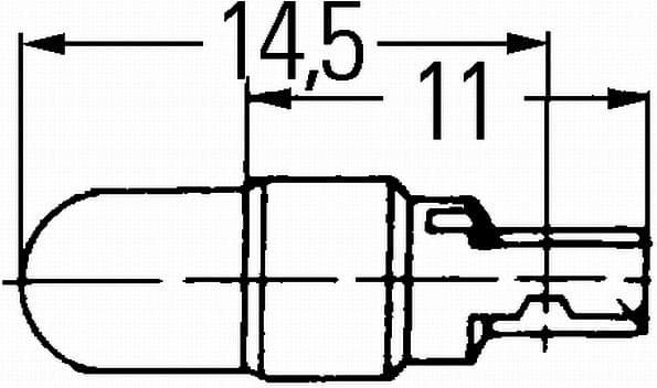 Bulb, instrument lighting STANDARD 8GA 007 997-011 - image 2