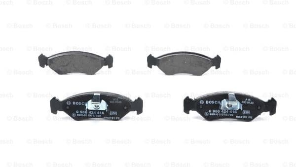 Brake Pad Set, disc brake 0986424416