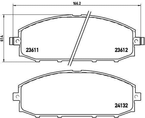 Brake Pad Set, disc brake PRIME LINE P56041