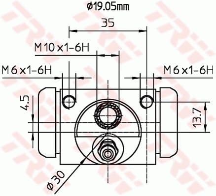 Wheel Brake Cylinder BWD314 - image 2