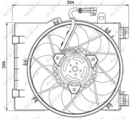Fan, engine cooling 47063