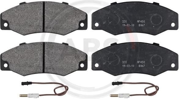 Brake Pad Set, disc brake 36577