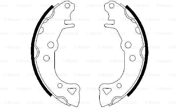 Brake Shoe Set 0986487252