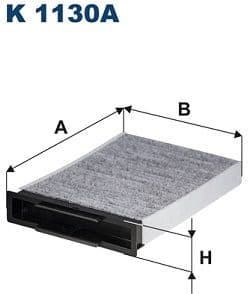 Filter, cabin air K1130A