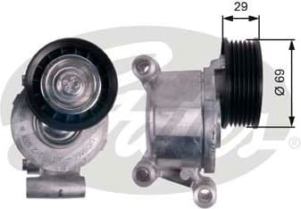 Belt Tensioner, V-ribbed belt DriveAlign™ T38318