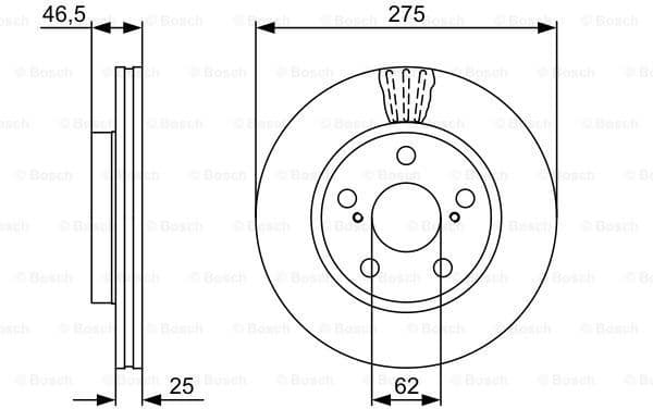 Brake Disc 0986479428