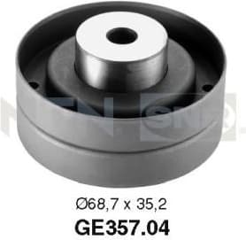 Deflection Pulley/Guide Pulley, timing belt GE357.04