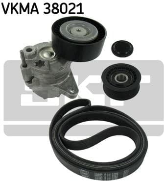 V-ribbed Belt Set VKMA 38021