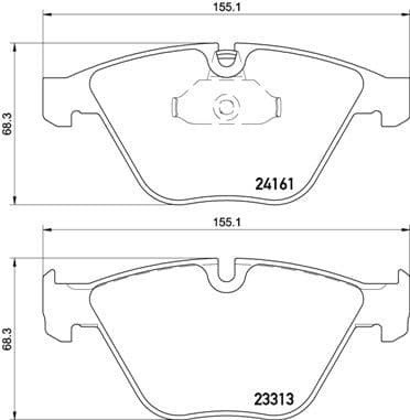 Brake Pad Set, disc brake PRIME LINE P06081
