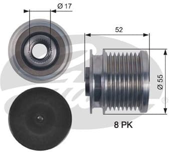 Alternator Freewheel Clutch DriveAlign™ OAP7123