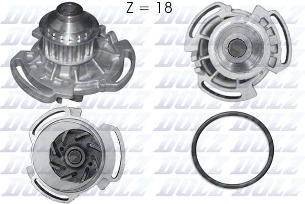 Water Pump, engine cooling A170