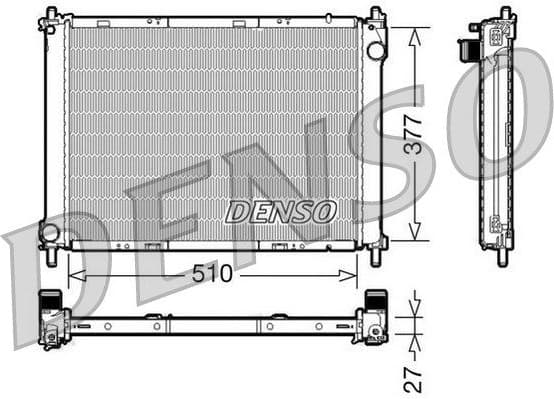 Radiator, engine cooling DRM46022
