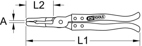Pliers, valve stem seal 115.1061