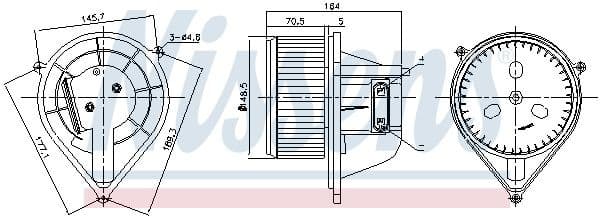 Interior Blower 87241