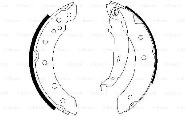Brake Shoe Set 0986487585 - image 5