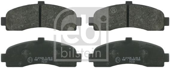 Brake Pad Set, disc brake 16262