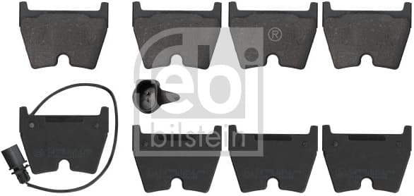 stabdžių trinkelių rinkinys, diskinis stabdys 116024 - image 2