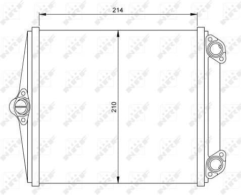 Heat Exchanger, interior heating 54248