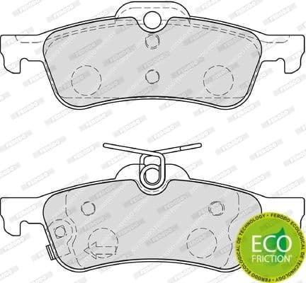 Brake pads rear, Top Quality FDB4041 - image 4
