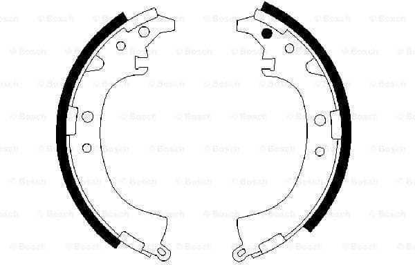 Brake Shoe Set 0986487424 - image 2
