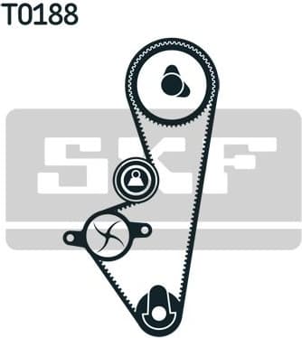 Water Pump & Timing Belt Kit VKMC 03253 - image 2