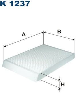Filter, cabin air K1237