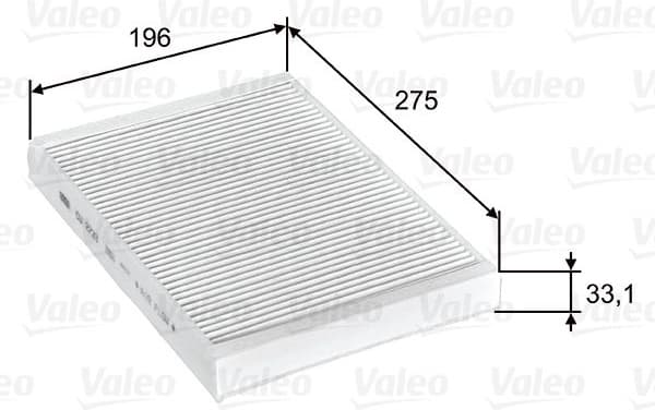 Filter, cabin air VALEO ESSENTIAL 715597