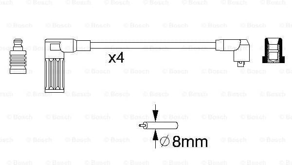 Ignition Cable Kit 0986356717 - image 5