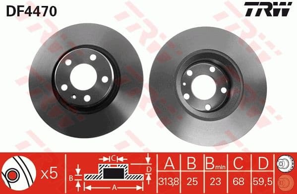 Brake Disc DF4470